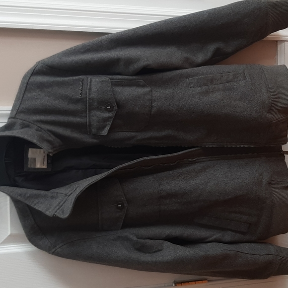 O'Neill - Heather Grey Mens medium jacket/coat - Picture 4 of 4